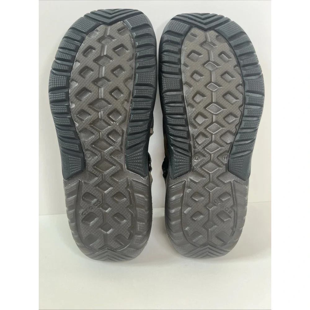 Crocs Swiftwater Mesh Sandals Men's 11 Brown Water Casual Comfort Shoes